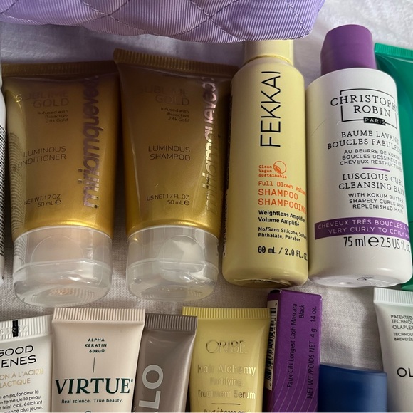 NIB 21 Piece Space NK Set $684 Purple Cosmetics Bag 111Skin Oribe Olaplex Saturn - Picture 4 of 9